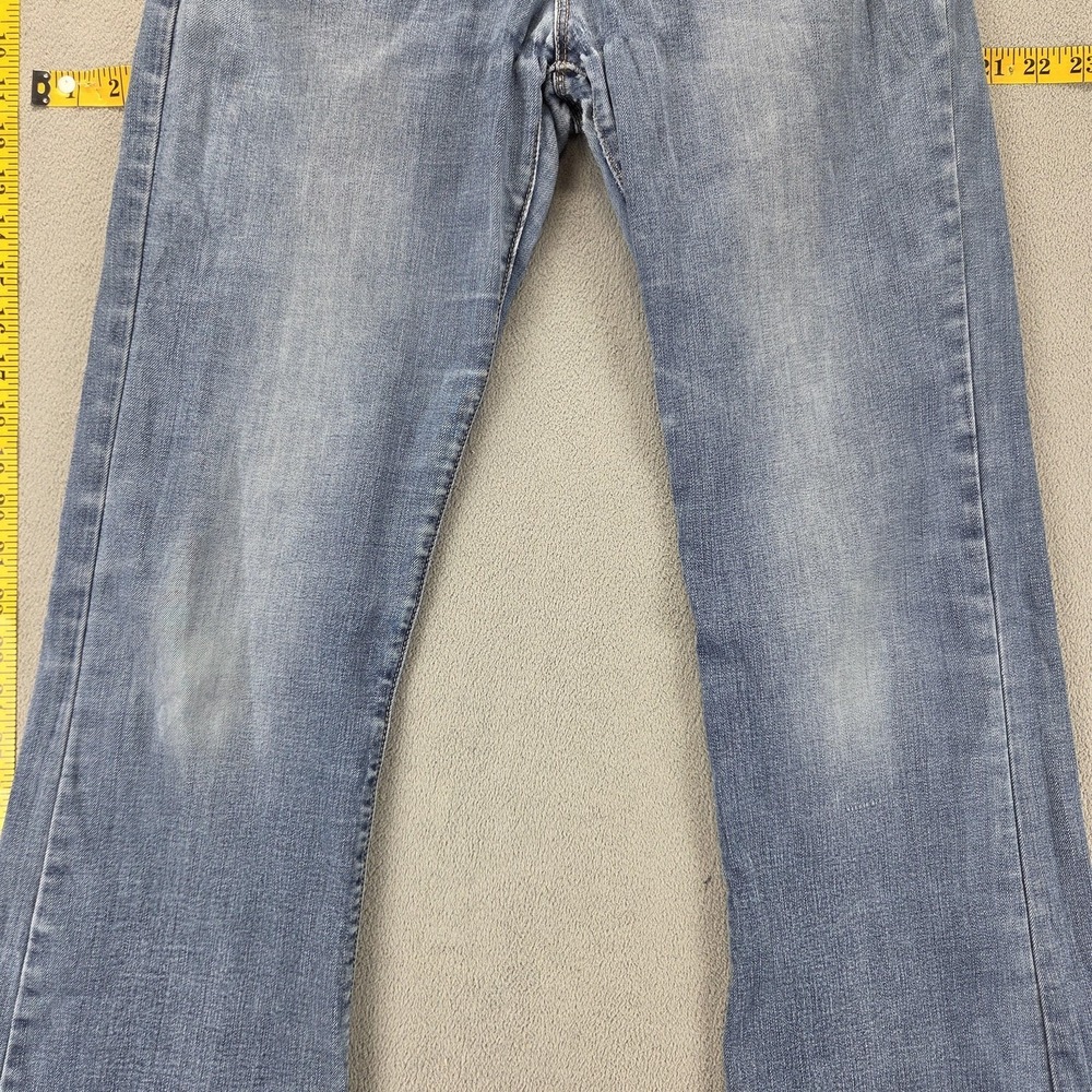 Diesel Jeans Womens Blue High Waist Bootcut Flare Medium Wash Stretch Fits 24x32 - Picture 10 of 16